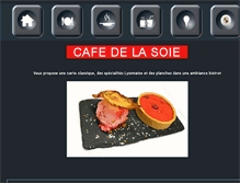 Tablet Screenshot of cafedelasoie.fr
